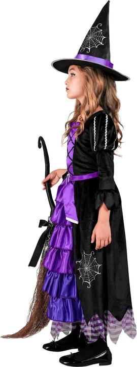Image du produit Widmann Costume de sorcière pour enfants en noir - violet (158)