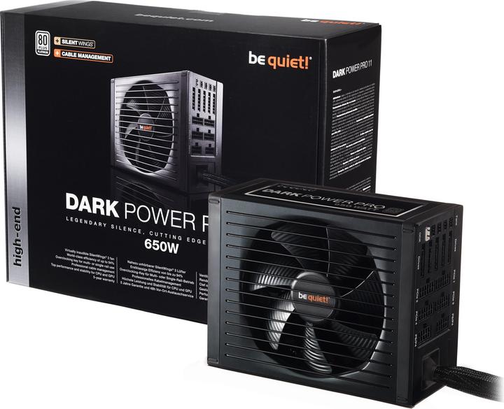 Actual product image be quiet! Dark Power Pro 11 (650 W)