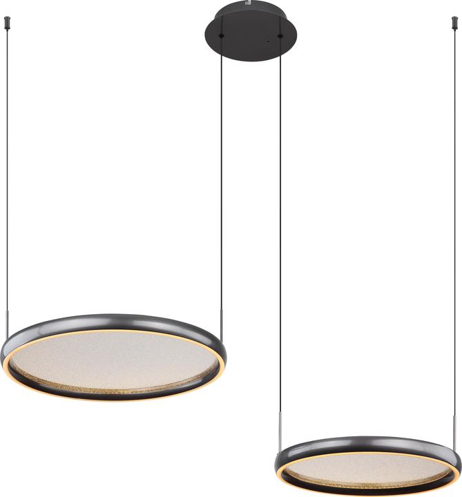 Produktbild Globo Hängeleuchte Metall Schwarz Matt, 1xled