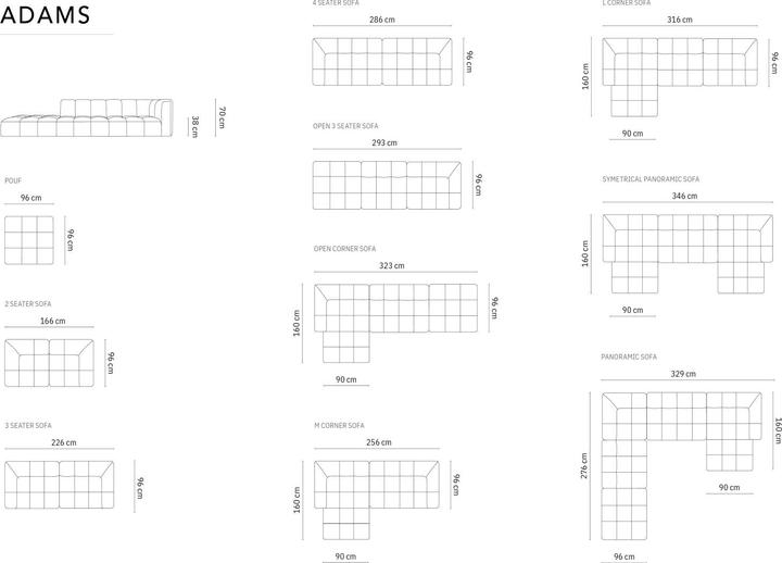 Immagine prodotto Maison Heritage Adams (4 posti, 2 posti, 3 posti)