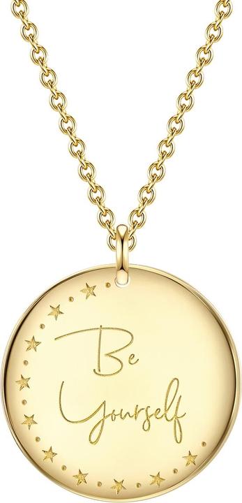 Glanzstücke München Damen Sterling Silber gelbgold 45,0 cm Basiskette + 5,0 cm Verlängerung - 28453 (Sterling Silber, 45 - 50 cm)