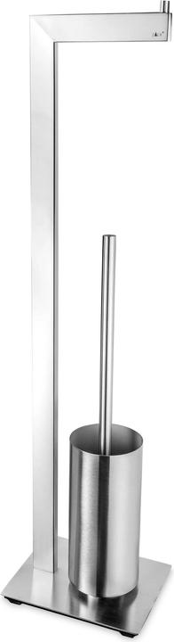Actual product image Zack Toilet Butler Silver Coloured