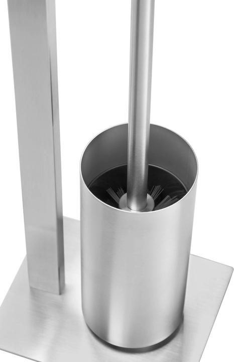 Actual product image Zack Toilet Butler Silver Coloured