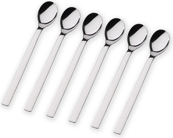 Produktbild WMF Latte Macchiato Löffel lange Löffel 19cm Joghurtlöffel 6tlg Nuova Edelstahl (6 Stück, Löffel)