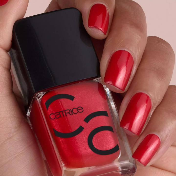 Produktbild Catrice ICONAILS Gel Lacquer (166 Say It In Red, Gel-Effekt Nagellack)