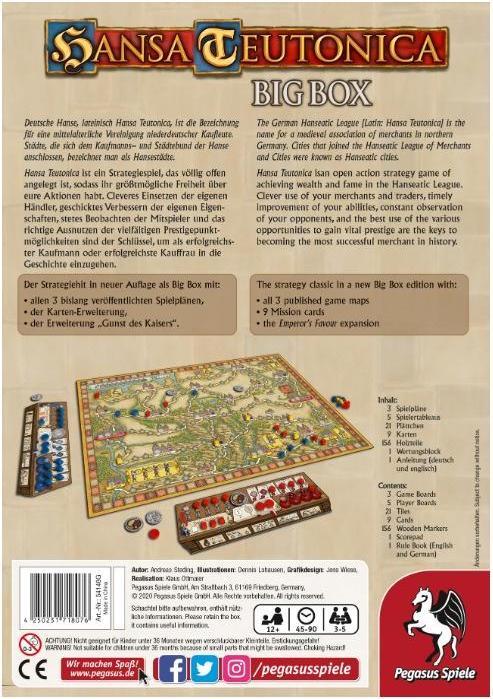 Image du produit Pegasus Hansa Teutonica Big Box (Allemand, Anglais)