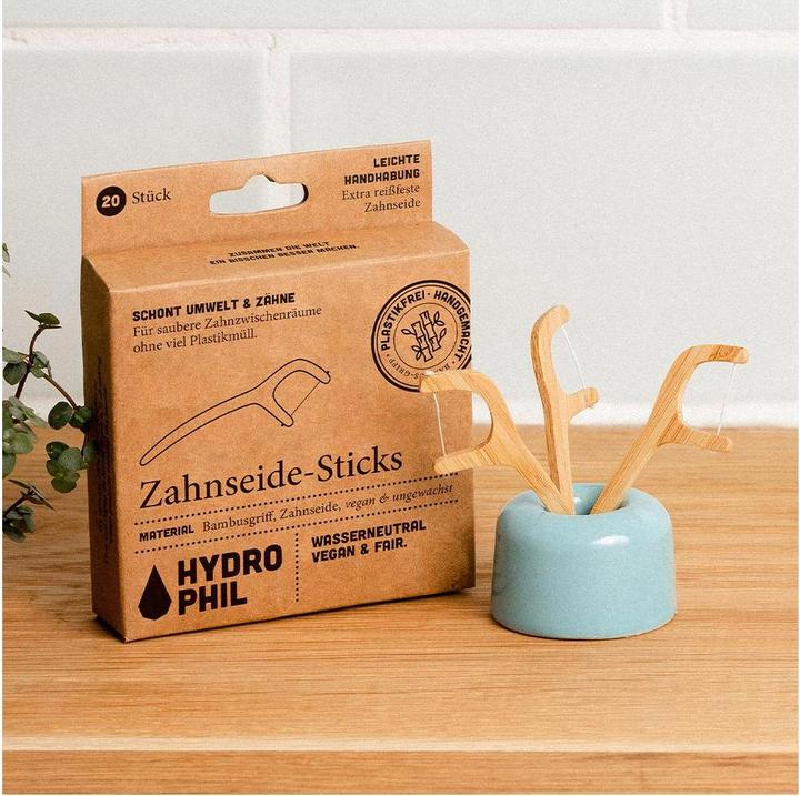 Produktbild Hydrophil Bambus Zahnseidesticks (0.80 m)