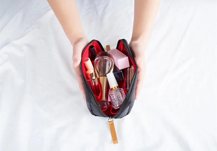 Produktbild Only-Bags.Store Kosmetiktasche Einfache einfarbige Kosmetiktasche Beutel Kulturbeutel Wasserdichtes Make Up