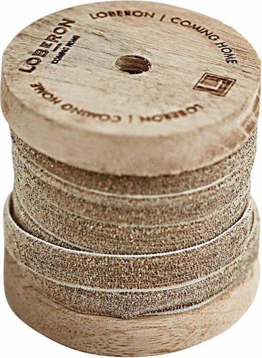 Actual product image Loberon Velvet ribbon Ulvane gold (Gift ribbon, 1 x)
