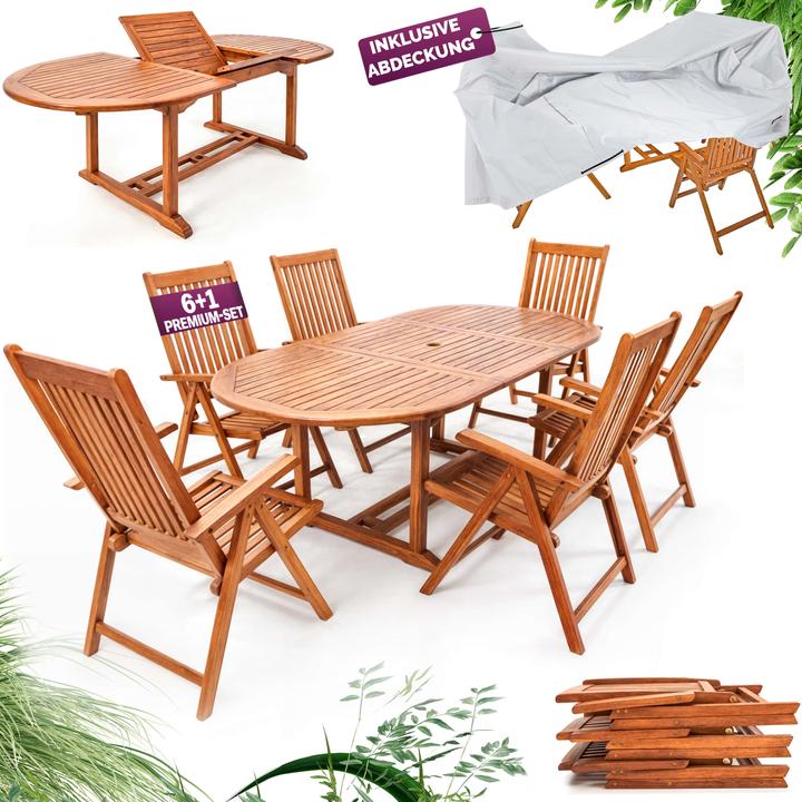 Actual product image Casaria Gartenmöbel Set (100 cm)