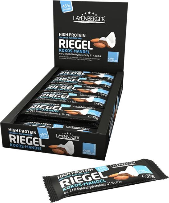 Produktbild Layenberger High Protein Riegel (Kokos, Mandeln, 1 Stk., 35 g)