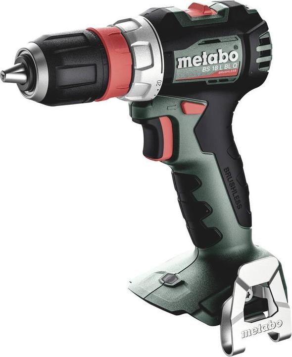 Anleitung, BS 18 L BL Q Akku-Bohrschrauber, metaBOX 145, Schnellwechselbohrfutter, Gürtelhaken und Bitdepot