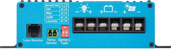 Actual product image Ective MPPT Solar Charge Controller SC20 240/480WP Solar Controller for 12V and 24V Batteries