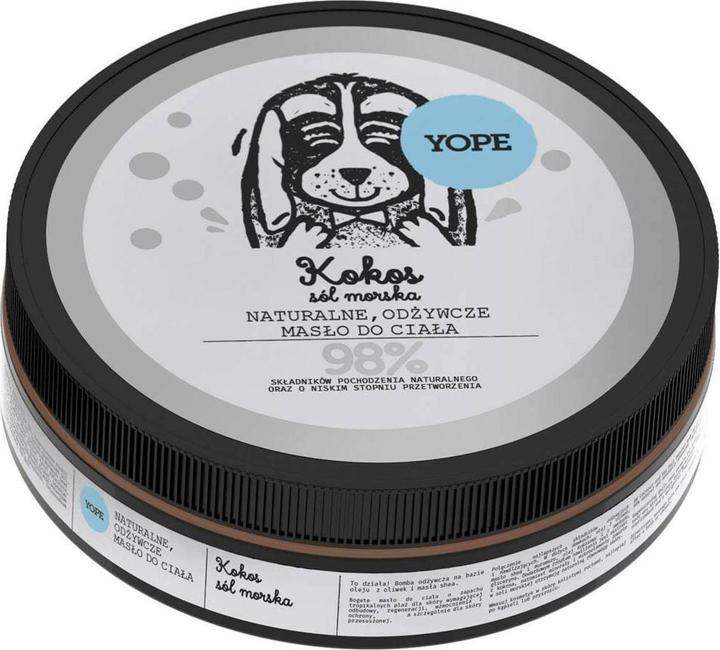 Actual product image Yope Natural Nourishing Body Butter Coconut & Sea Solo 200ml (Body cream, 200 ml)