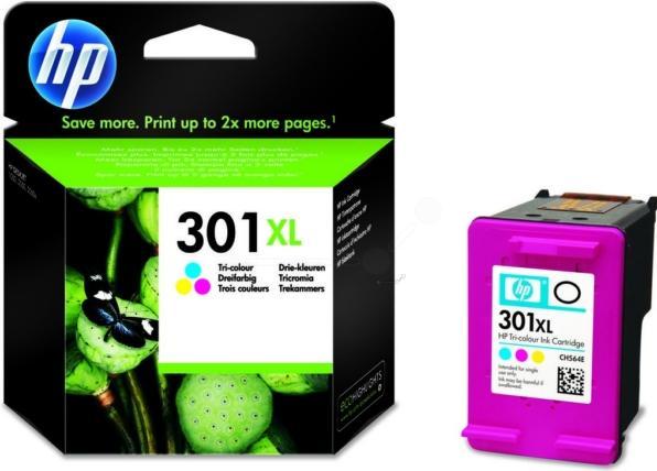 Produktbild HP CH564EE 301XL Druckkopfpatrone color 330 Seiten ISO/IEC 24711 8ml Farbe (Color)