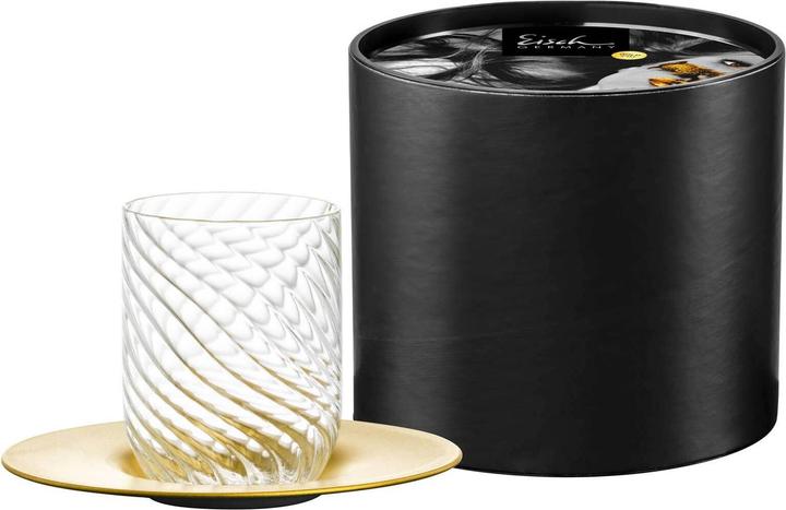 Produktbild Eisch Twist Cappuccinoglas mit Untertasse (270 ml, 1 x)