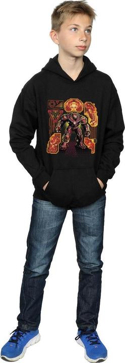 Image du produit - Sweat à capuche AVENGERS INFINITY WAR HULKBUSTER BLUEPRINT - Garçon (116)