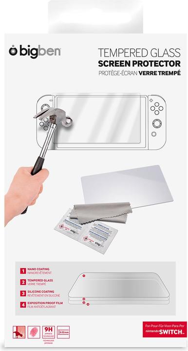 Image du produit Bigben Protecteur d'écran en verre trempé (Switch)