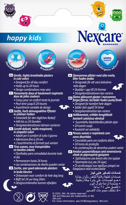 Actual product image Nexcare Happy Kids (20 x)