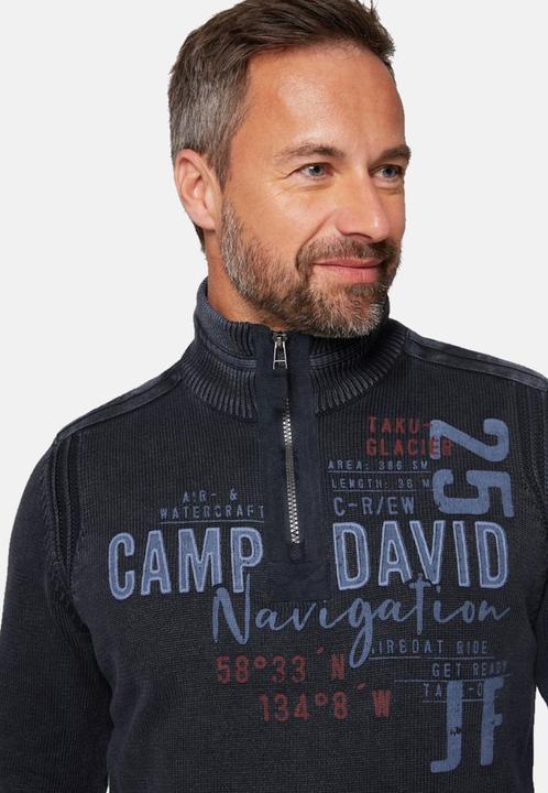 Image du produit Camp David Pullover Strickpullover Troyer (M)