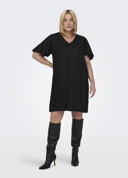 Image du produit Only Robe curvy à col en V et manches courtes (50)