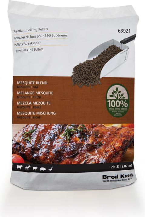 Actual product image Broil King 63921 Mesquite Blend Pellets (9 kg)
