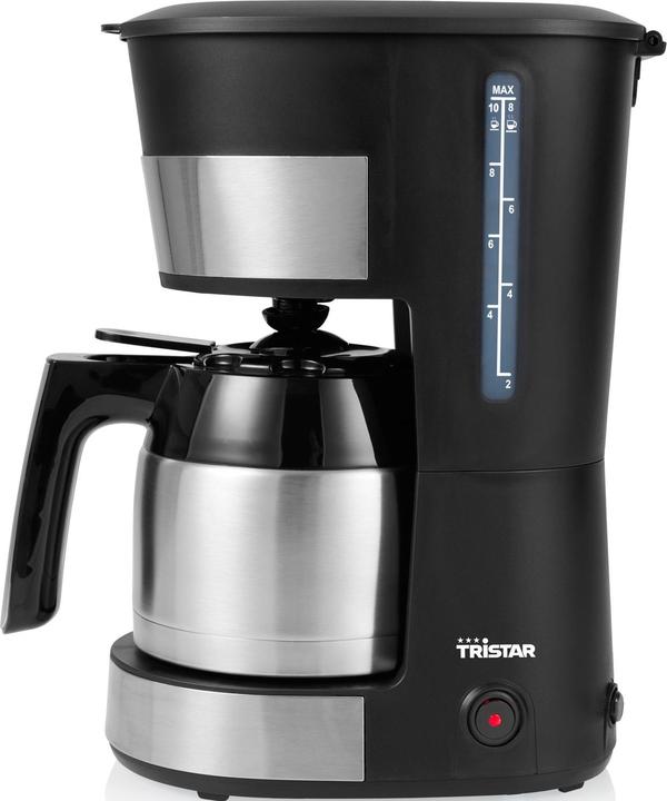 Actual product image Tristar Kaffeemaschine Schwarz Fassungsvermögen Tassen=10 Warmhaltefunktion