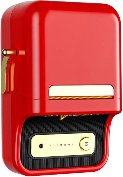 Actual product image Niimbot B21S Portable Label Printer Red
