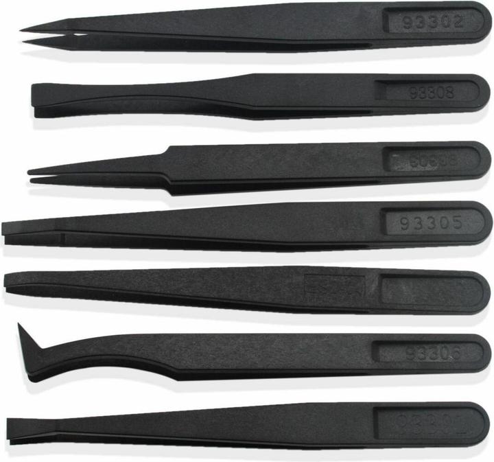 Immagine prodotto CoreParts Pinzette di plastica nere 7 in 1