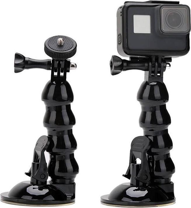 Actual product image Telesin Flexible car suction cup mount