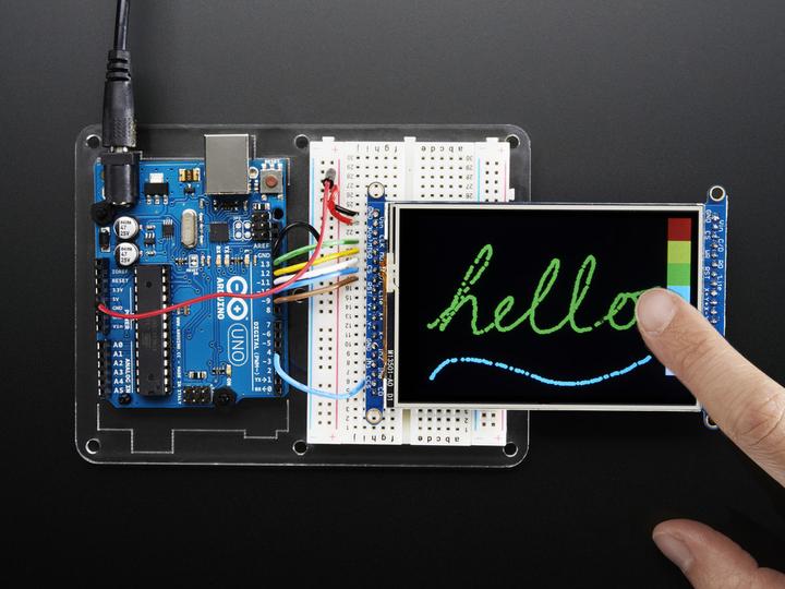 Actual product image Adafruit 3.5" TFT 320x480 Touchscreen w/MicroSD (Various)