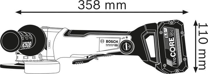 Image du produit Bosch Professional GWX 18V-10 SC (125 mm)