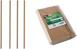 Image du produit Papstar 100 pailles pure marron (100 x)