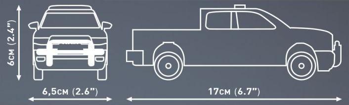Produktbild Cobi Cars - Ram - 1500 Police (205 Teile)