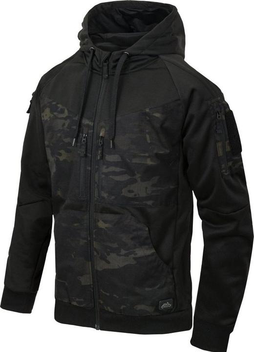 Actual product image Helikon Rogue Hoodie (FullZip)® Black-Multicam - S (S)