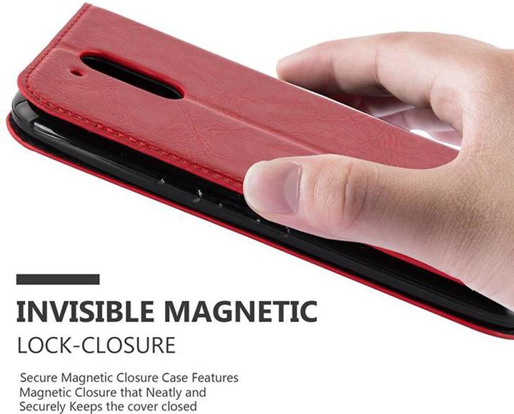 Produktbild Cadorabo Book Invisible Magnet Cover (Motorola Moto G4 Plus, Motorola Moto G4)