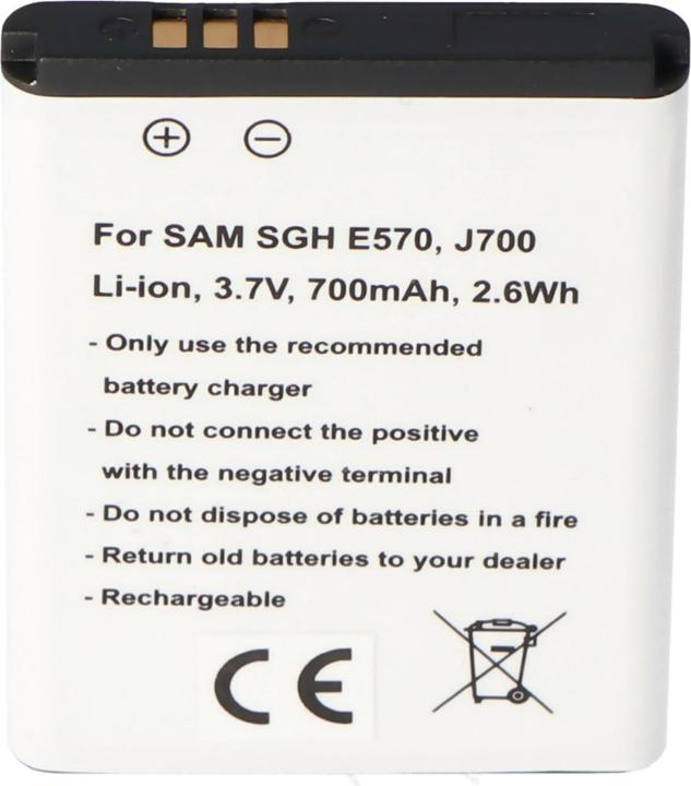 Immagine prodotto Samsung Akku SGH E570, J700