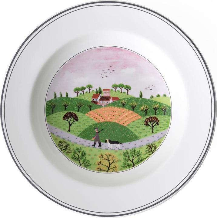Piatto fondo Hunter Design Naif (1 x, 21 cm)