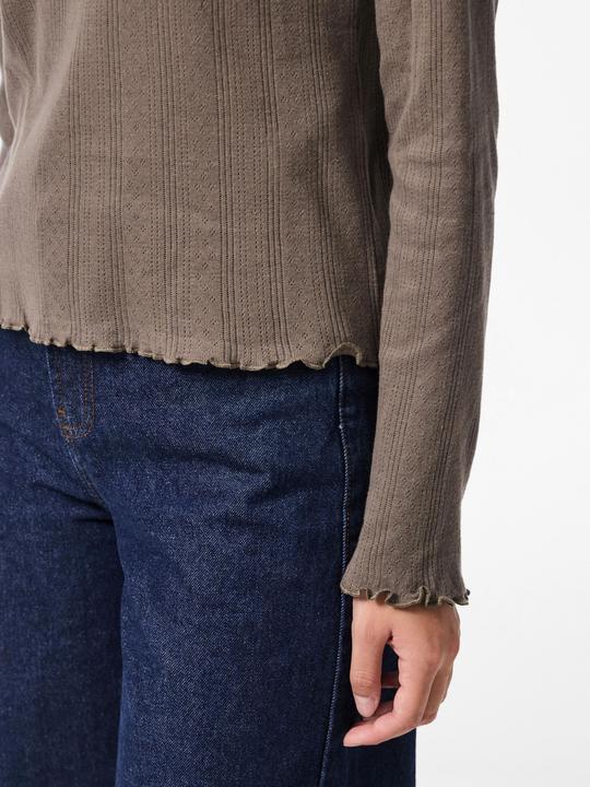 Produktbild Pieces Pcmarie Ls O-Neck Poin Top Jrs Noos Bc (M)