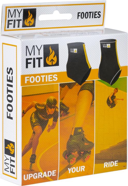 Actual product image Powerslide Schutzset ZUBEHÖR MYFIT Footies low cut 3mm, schwarz 40-43 L (40 - 43)
