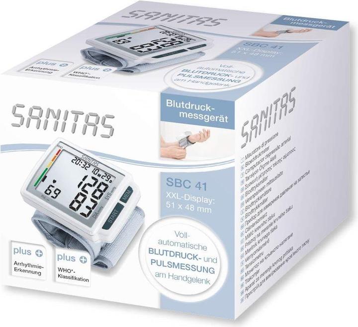 Actual product image Sanitas Sbc 41 (Blood pressure monitor wrist)