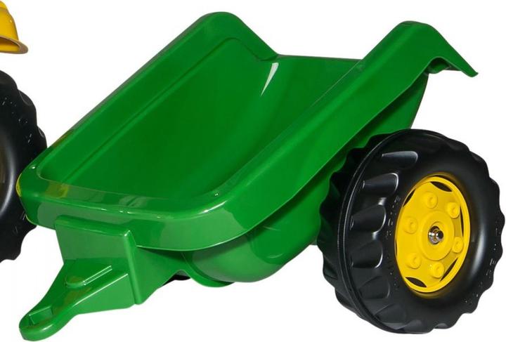 Productafbeelding Rolly Toys John Deere trekker met lader en aanhangwagen