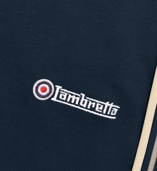 Actual product image Lambretta Mens Twin Tip Big & Tall Polo Shirt (5XL)