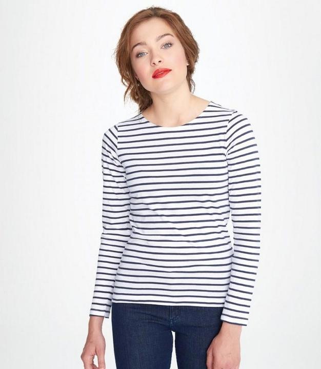 Image du produit Sols T-shirt marine rayé manches longues (L)
