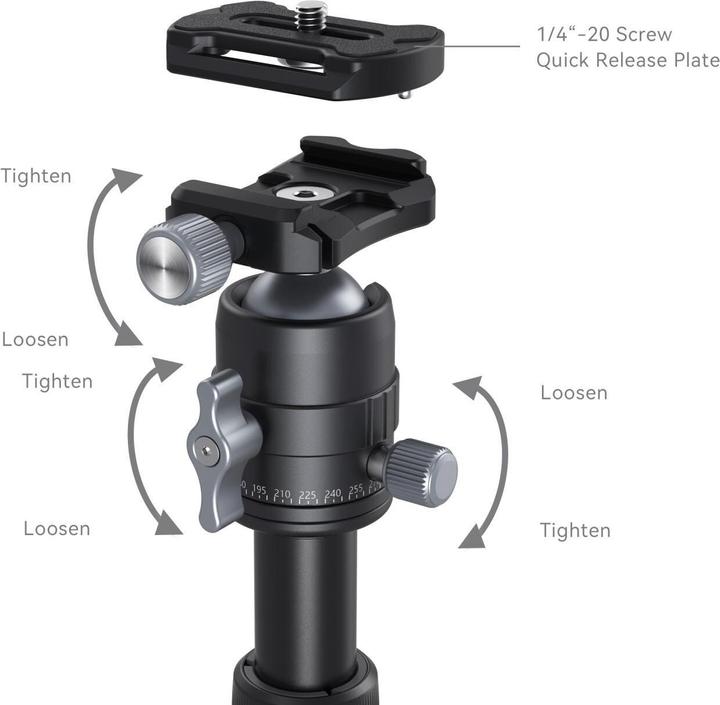 Immagine prodotto SmallRig VT-20 (Metallo, Materiale sintetico)
