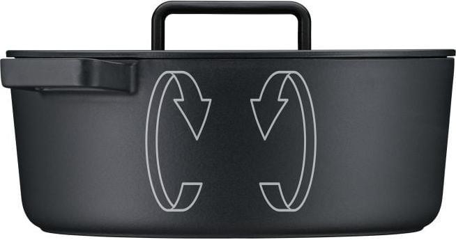 Produktbild WMF Flavour Bräter oval, 33 x 26 cm, Black (33 cm, Bräter + Schmortopf, Gusseisen)