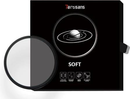 Image du produit 7artisans Filtre d'objectif 1/8 Black Mist - 58 mm (58 mm, Filtre Black Mist, 58 mm)