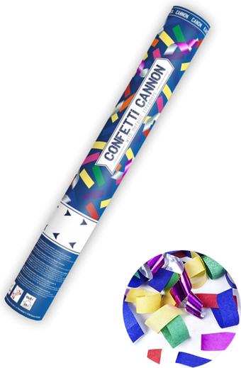 Immagine prodotto Partydeco Cannone di coriandoli - 40 cm - Strisce di carta - colorate