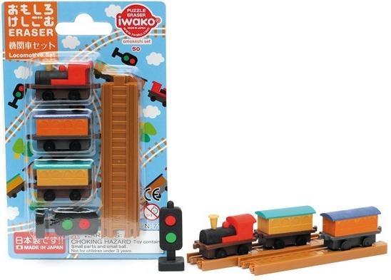 Immagine prodotto Iwako Set di locomotive Eraser