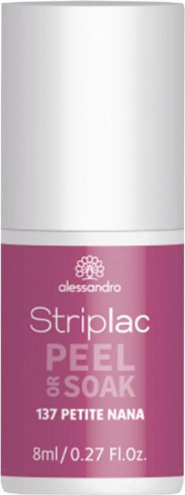Produktbild Alessandro Striplac Peel or Soak Petite Nana 8 ml (137 Petite Nana, Abziehbarer Nagellack)